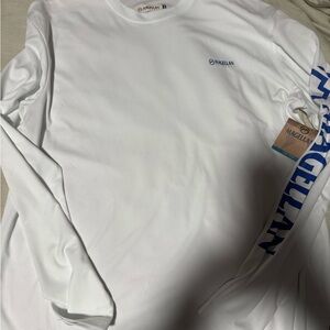 NWT Magellan Outdoors Men's White Long Sleeve Shirt